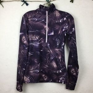 Nike Dri Fit Purple Dynasty Pro Half Zip Pullover women's Small